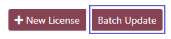 A view of the Batch Update button.